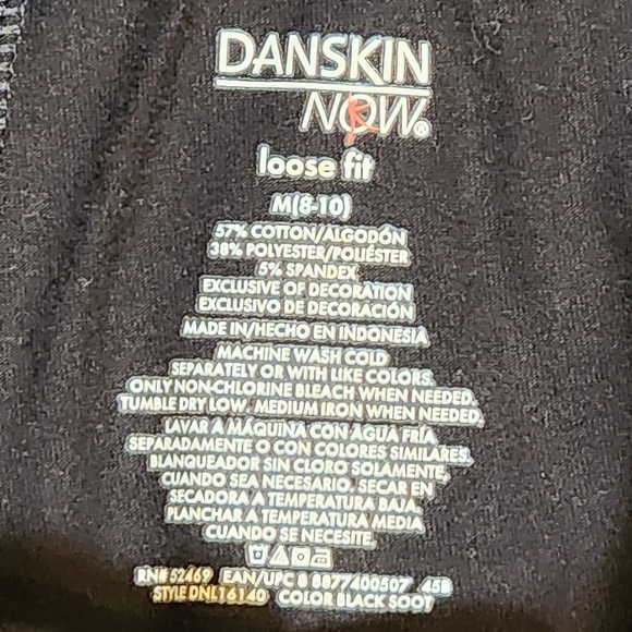 Danskin Now Loose Fit Capri Leggings Size M (8-10) - Picture 4 of 4